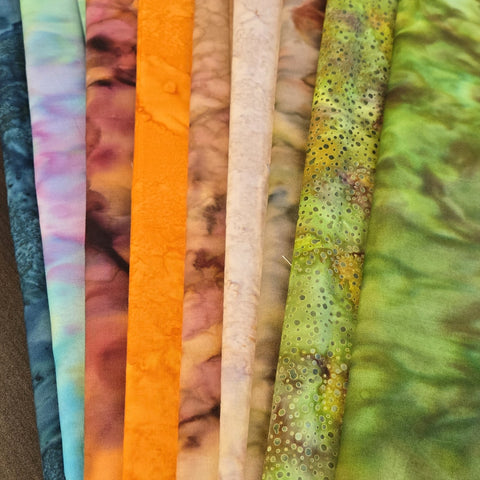 Matt's Mystery Bundles - 7.56 yards - Watercolors #90 - Assorted Remnants