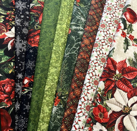 Matt's Mystery Bundles - 5.046 yards - Winter Enchantment #1 - Assorted Remnants