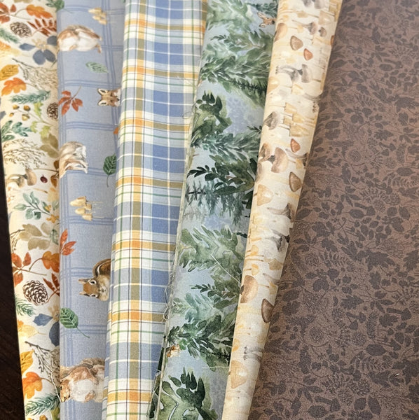 Matt's Mystery Bundles - 4.524 yards - Woodland Way #2- Assorted Remnants