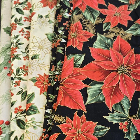 Matt's Mystery Bundles -  3.48 yards - Christmas #210 - Assorted Remnants