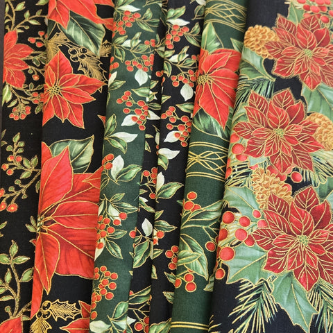 Matt's Mystery Bundles -  3.306 yards - Christmas #220- Assorted Remnants