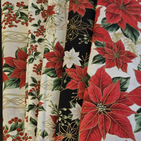 Matt's Mystery Bundles -  4.524 yards - Christmas #25 -Assorted Remnants