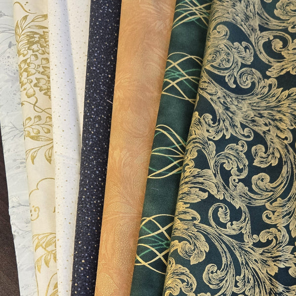 Matt's Mystery Bundles -  4.35 yards - Christmas #300- Assorted Remnants