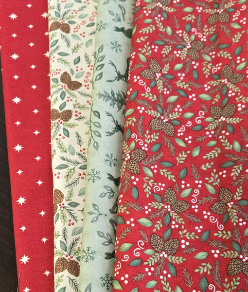 Matt's Mystery Bundles -  4.35 yards - Christmas #4 - Assorted Remnants