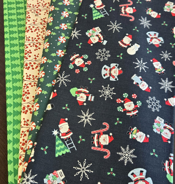 Matt's Mystery Bundles -  3.828 yards - Christmas #503 - Assorted Remnants