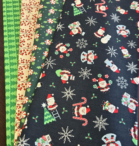 Matt's Mystery Bundles -  3.828 yards - Christmas #503 - Assorted Remnants