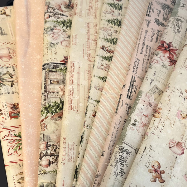 Matt's Mystery Bundles -  6.96 yards  - Christmas Magic - Assorted Remnants