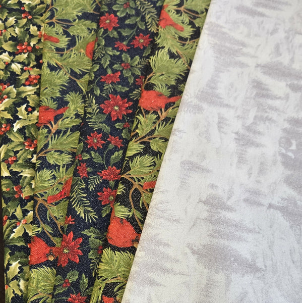 Matt's Mystery Bundles - 5.22 yards - Christmas Sparkle - Assorted Remnants