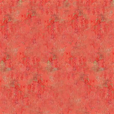 Clothworks Poppy Dreams Y3994 79 Texture Light Tomato By The Yard