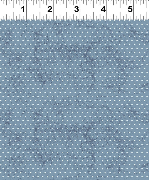 Clothworks Elysium - Y4192 88 Dot Denim By The Yard