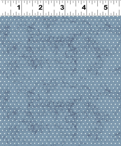 Clothworks Elysium - Y4192 88 Dot Denim By The Yard