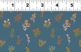 Clothworks - Stephanie Y4230 105 Botanical Dark Teal By The Yard