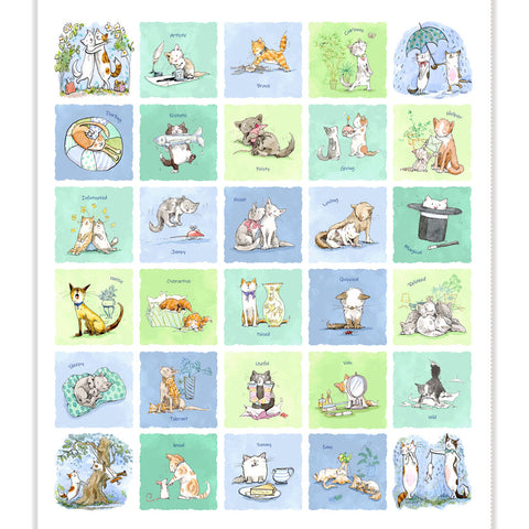 Clothworks Digital - What Friends Are For Y4268 55 Multi Color 36" PANEL By The PANEL (Not Strictly By The Yard)