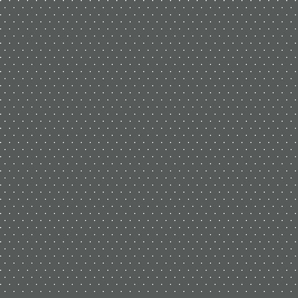 Clothworks - Audrey Y4311 7 Dark Gray Dot By The Yard