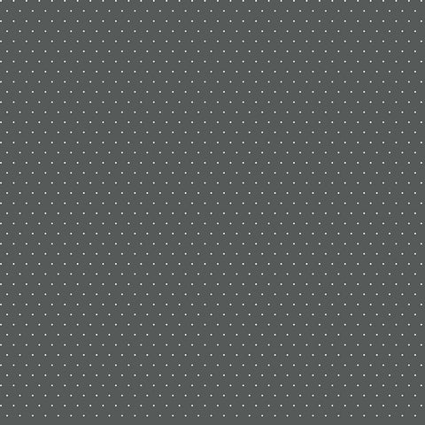 Clothworks - Audrey Y4311 7 Dark Gray Dot By The Yard