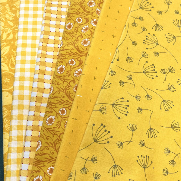 Matt's Mystery Bundles -  5.742 yards - Golden Yellow- Assorted Remnants
