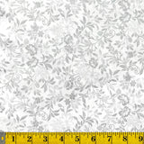 Jordan Fabrics Metallic Christmas Blossom 10006 5 Tinsel Elegant Vines By The Yard