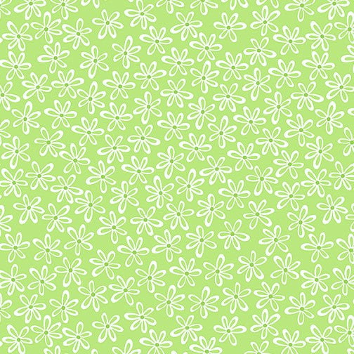 Contempo Full Bloom 10293 40 Lime Oops A Daisy By The Yard