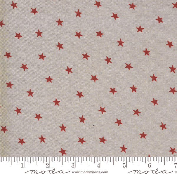 Moda Roselyn 14914 17 Taupe Scattered Star By The Yard