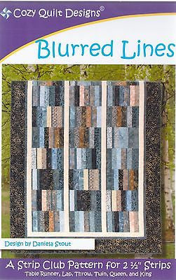 BLURRED LINES - Cozy Quilt Designs Pattern DIGITAL DOWNLOAD
