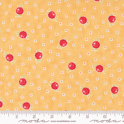 Moda Stitched 20431 12 Buttercup Raspberry Floral By The Yard