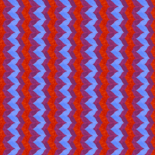 Blank Quilting Pansy Prose 2151 88 Red Zig Zag Stripe By The Yard