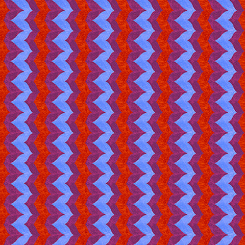Blank Quilting Pansy Prose 2151 88 Red Zig Zag Stripe By The Yard