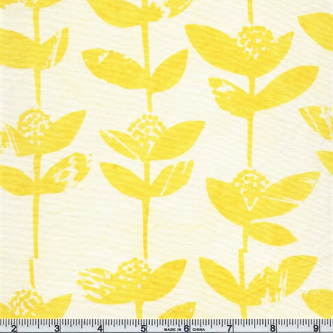 Hoffman Batik Primary Paradise R2241 232 Citrine Block Flower By The Yard