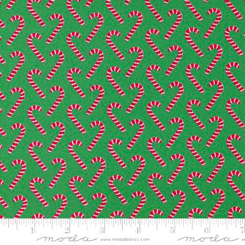 Moda Candy Cane Lane 24124 17 Evergreen Candy Canes By The Yard