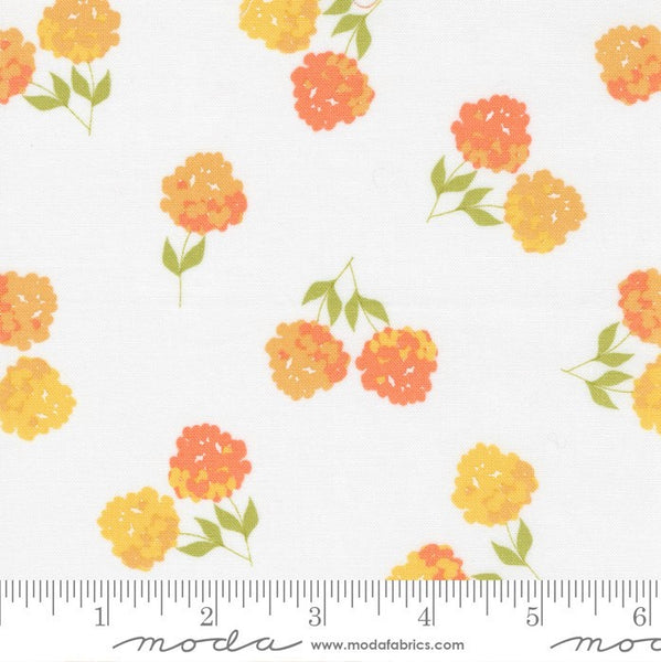 Moda Cozy Up 29121 11 Cloud Clover Floral By The Yard