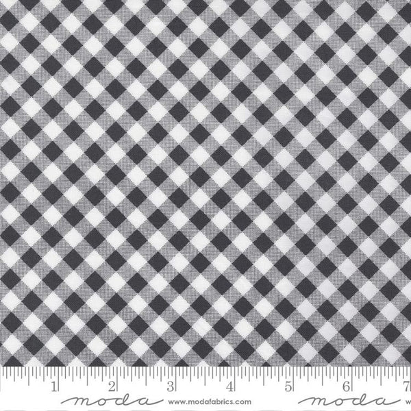 Moda Country Rose 5174 17 Charcoal Plaid By The Yard