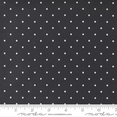 Moda Country Rose 5175 17 Charcoal Dots By The Yard
