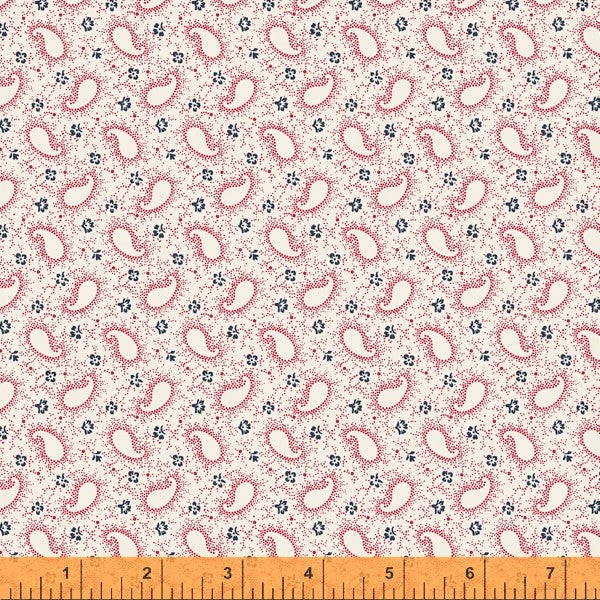 Windham Hudson 52952 1 Linen Stipple Paisley By The Yard
