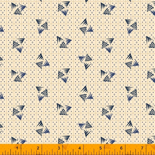 Windham Lexington 52962 1 Cream Triangles By The Yard