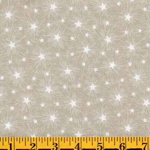 Andover Stars & Stripes 569 l Creme Starburst Meterware