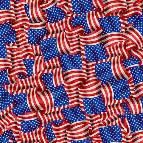 Studio E Stars & Stripes Forever 5829 78 Plaid Packed Flags By The Yard