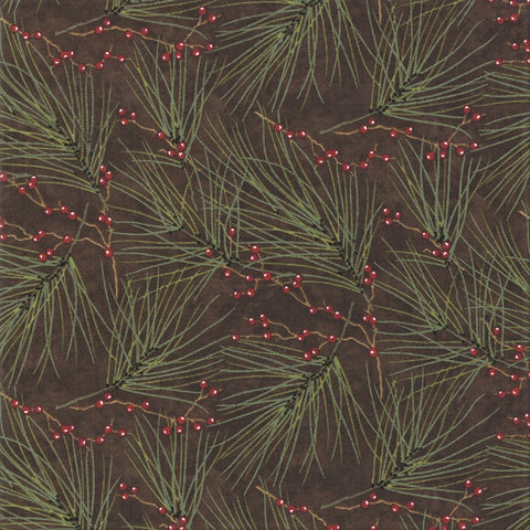 Moda Winter White 6812 13 Saddle Pine Needles By The Yard