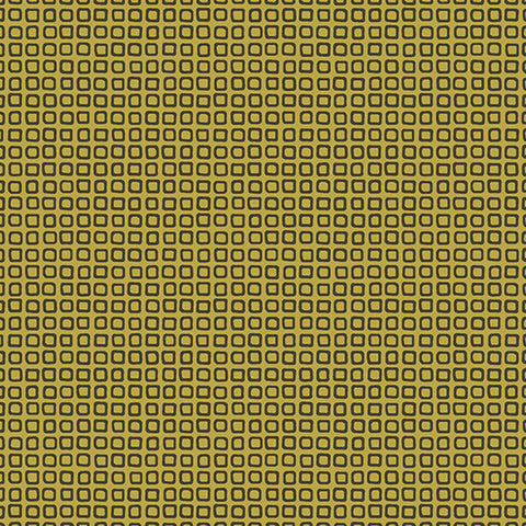 Andover Frond 486 Y Gold Mini Square Outlines 2 YARDS