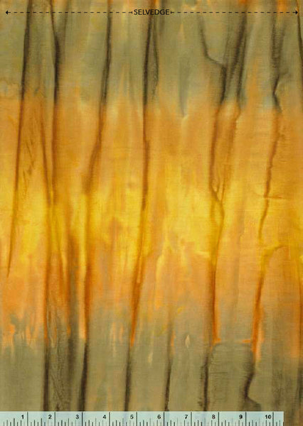 Anthology Rainfall Ombre Batik 861Q 8 Honey Watercolor By The Yard