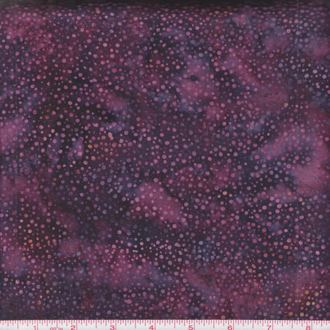 Hoffman Bali Batiks 14 gotas de tinta roxa 885 por jarda
