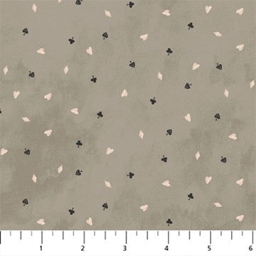 FIGO Fabrics Memories 90394 92 Gray Card Symbols By The Yard