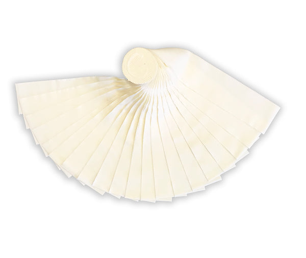 Moda Bella Solids 9900JJR 60 Pre-Cut 20 Piece Junior Jelly Roll - Ivory
