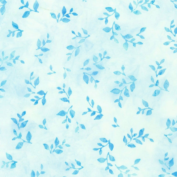 Kaufman Artisan Batiks Pastel Petals 21451 390 Breeze Leaves By The Yard