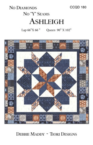 Ashleigh – Kattunkutschen-Quilt-Designs, Muster ccqd180