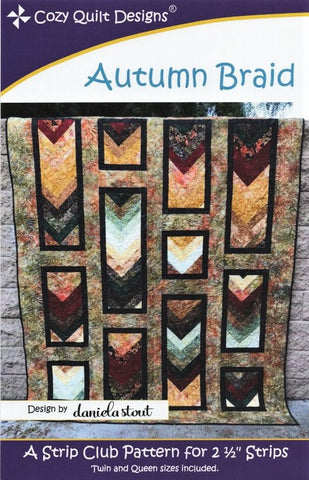 Herbstzopf – gemütliches Quilt-Design-Muster, digitaler Download