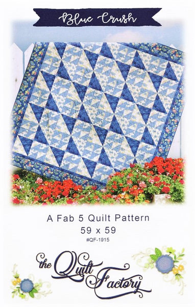 BLUE CRUSH - Quilt Pattern QF-1915 By The Quilt Factory