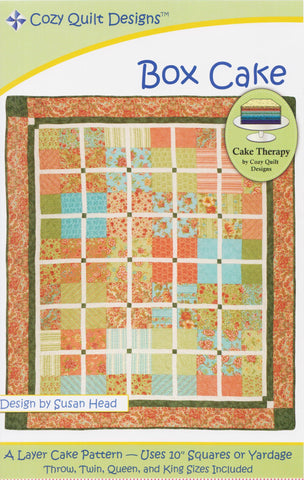 Cosy Quilt Designs Kuchentherapie-Muster – Kastenkuchen