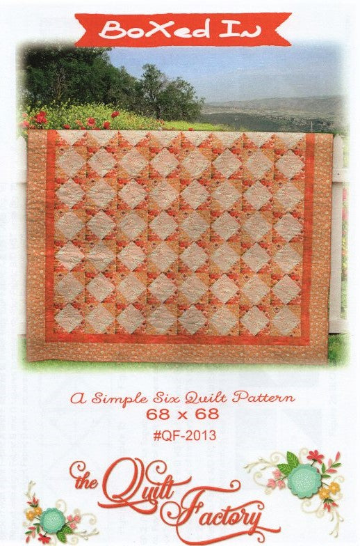 Boxed In Quilt Pattern BOXED IN - Quilt Pattern QF-2013 By The Quilt Factory – Jordan Fabrics