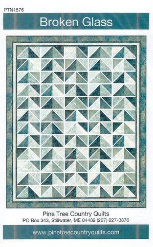 BROKEN GLASS - Pine Tree Country Quilts Pattern