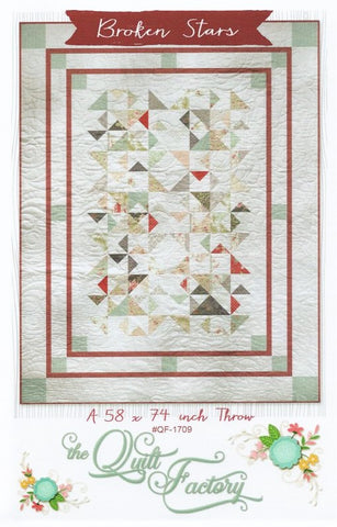 BROKEN STARS - Quilt Pattern QF-1709 By The Quilt Factory
